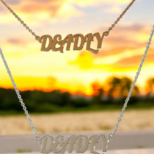 Deadly Necklace Stainless Steel,non Tarnish