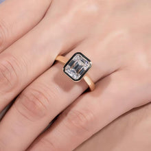 Load image into Gallery viewer, Emerald Cut 3ct Moissanite