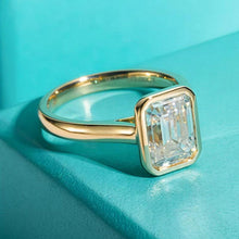 Load image into Gallery viewer, Emerald Cut 3ct Moissanite