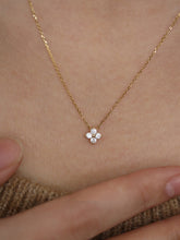 Load image into Gallery viewer, Lucky Four-leaf Clover S925 Sterling Silver Necklace